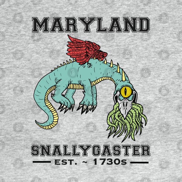 Maryland Cryptid the Snallygaster by SNK Kreatures